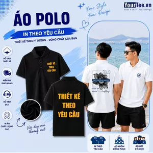 ÁO POLO IN THEO YÊU CẦU, Áo Đồng Phục Nhóm, Công Ty, Nhà Hàng Chất Liệu Cotton Poly Thái Mềm Mịn Mát