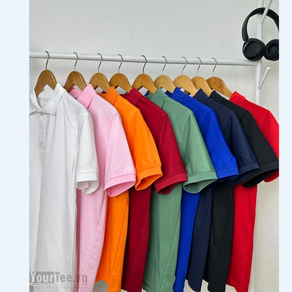 ÁO POLO IN THEO YÊU CẦU, Áo Đồng Phục Nhóm, Công Ty, Nhà Hàng Chất Liệu Cotton Poly Thái Mềm Mịn Mát