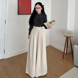 Quần Ống Váy 40-44cm Hàng Cao Cấp Size 35-80kg Ống Xoè Dáng Váy Xếp Ly, Quần Bigsie Nữ Lưng Cao Siêu Hách Dáng