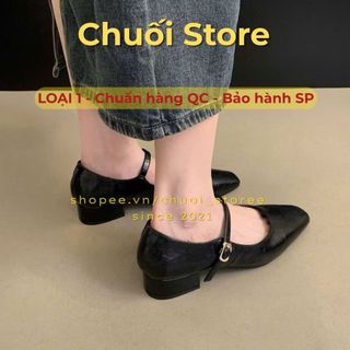 Giày bệt nữ da PU tổng hợp dệt vải đế cao su nhẹ nhàng thanh lịch trẻ trung dễ thương
