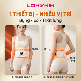 Máy Massage Chườm Bụng LOKYKIN BU01 – Chườm Nóng Hồng Ngoại, Giảm Đau, Dưỡng Da, Gọn Nhẹ Dễ Mang Theo