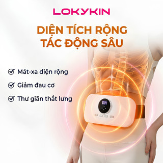 Máy Massage Chườm Bụng LOKYKIN BU01 – Chườm Nóng Hồng Ngoại, Giảm Đau, Dưỡng Da, Gọn Nhẹ Dễ Mang Theo