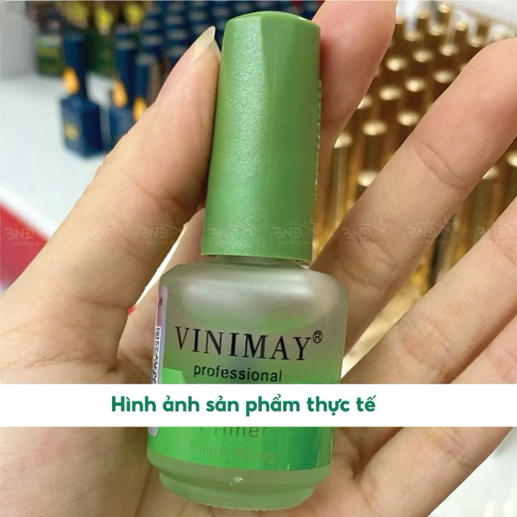 Kiềm dầu vinimay chính hãng mẫu mới-nước khử dầu primer(15ML)giúp tăng độ bền khi sơn gel