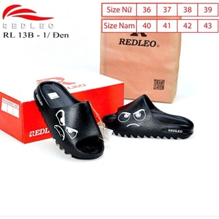 Dép đúc bánh mì nam nữ REDLEO RL-13B, dép quai ngang EVA SLIDE êm mềm nhẹ đi mưa đi nước thoải mái