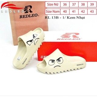 Dép đúc bánh mì nam nữ REDLEO RL-13B, dép quai ngang EVA SLIDE êm mềm nhẹ đi mưa đi nước thoải mái