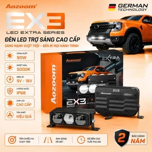 Bi cầu trợ sáng Aozoom Ex3, Đèn Bi Cầu Mini Aozoom EX3 Extra 180W Chính Hãng Bảo hành 2 year