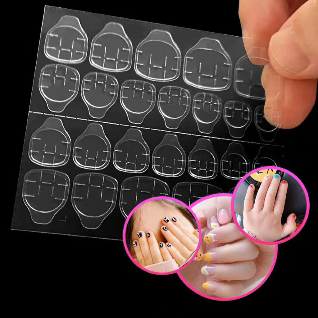 miếng dán móng ,set 10,20 tờ  keo silicon dán móng nailbox, tờ 24 miếng dán
