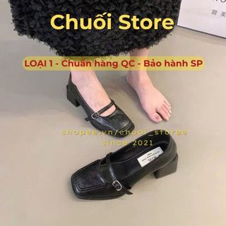 Giày lolita nữ da PU tổng hợp dệt vải đế cao su mềm mại êm ái dịu dàng nữ tính