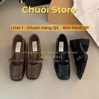 Giày lolita nữ da PU tổng hợp dệt vải đế cao su nhẹ nhàng tinh tế thanh lịch nữ tính