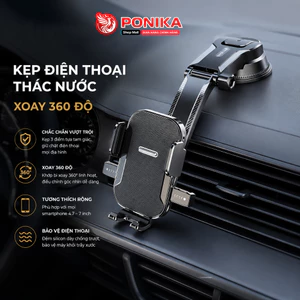 Giá Đỡ Điện Thoại A29 Hình Thác Nước Không Chắn Tầm Nhìn Lái Xe,Kẹp Giữ Điện Thoại Gắn Kính Xoay 360