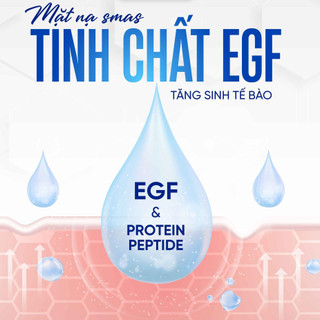 [CÔNG TY] Hộp 10 Miếng Mặt nạ SMAS phục hồi, cấp ẩm và dịu da Smas Peptide Silk Mask