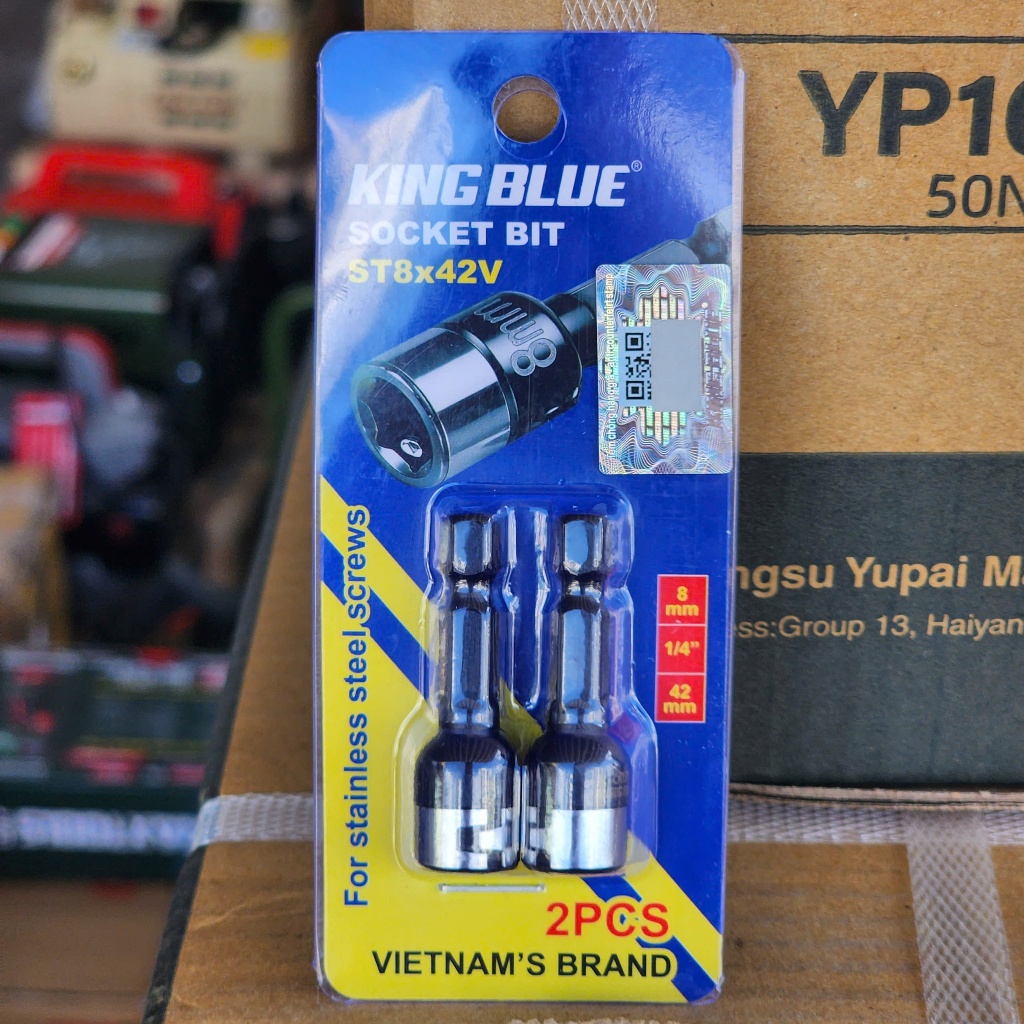 Đầu Bắn Tôn ST8x42V 8mm Chuôi Lục Giác 1/4" Dài 42mm
