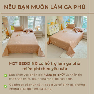 Ga trải giường cotton đũi Windy M2T bedding drap giường bo chun đủ size - KHÔNG KÈM VỎ GỐI