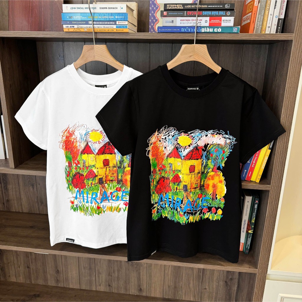 Áo Thun Mirage Ngôi Nhà Local Brand Chất 100% Cotton Mềm Mịn Thoáng Mát.