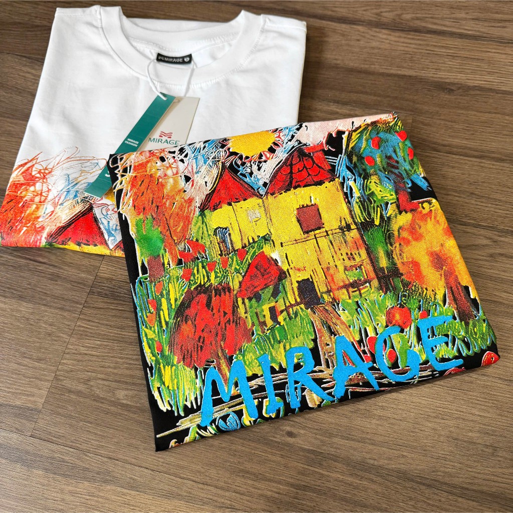 Áo Thun Mirage Ngôi Nhà Local Brand Chất 100% Cotton Mềm Mịn Thoáng Mát.