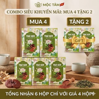 Trà Sen Gạo Lứt Linh Chi Hỗ Trợ Giảm Cân Đốt Mỡ, Giảm Mỡ Máu và Huyết Áp, An Thần Ngủ Ngon
