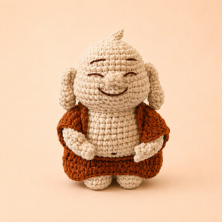 Móc Khóa Len Lendo Phật Khoảng 9cm đến 12cm Handmade Amigurumi Quà Tặng Phụ Kiện Balo Móc Chìa Khóa