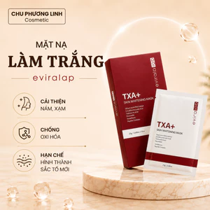 Hộp 10 Mặt Nạ Dưỡng Trắng Eviralab TXA+ CB0381 – Cải Thiện Nám Sạm, Kiểm Soát Sắc Tố, Dưỡng Da Căng Mịn