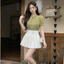 Áo sơ mi nữ cổ bèo xếp ly dây nơ cổ A2646 Kymie