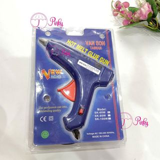 MÁY BẮN KEO SÚNG BẮN KEO NẾN SILICON 20W-60W TO NHỎ LOẠI TỐT CÓ CÔNG TẮC DÙNG DÁN GỖ, VẢI NỈ, GIẤY HANDMADE DIY SỬA CHỮA