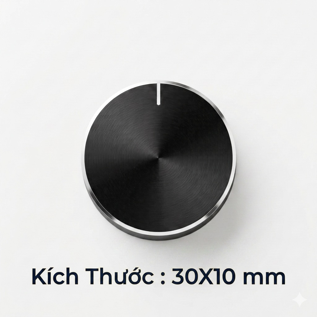 NÚM VẶN (KNOB) NHÔM CNC - TĂNG VẺ SANG TRỌNG CHO THIẾT BỊ ÂM THANH | KT30*10mm / 6mm
