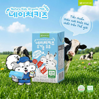 Sữa tươi nature kids organic nhập khẩu Hàn Quốc- vị vanni