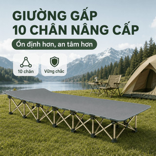 Giường gấp hàng nhập khẩu Thoải Mái Êm Ái Tháo Lắp Tiện Lợi Khổ Lớn Dùng Ở Văn Phòng Nhà Ở Bệnh Viên Giường ngủ vă