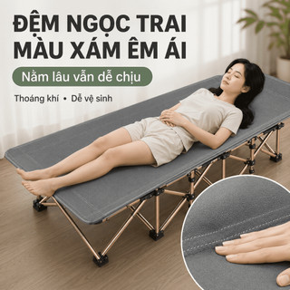 Giường gấp hàng nhập khẩu Thoải Mái Êm Ái Tháo Lắp Tiện Lợi Khổ Lớn Dùng Ở Văn Phòng Nhà Ở Bệnh Viên Giường ngủ vă