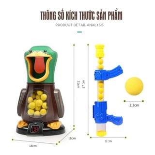 Mattotoys Đồ Chơi Bắn Bóng Hình Chú Vịt Ngộ Nghĩnh – Phát Triển Phản Xạ Cho Bé
