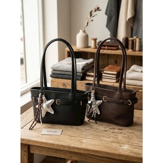 (Mở Bán Tặng Móc Sao) Túi Đeo Vai Nữ Mềm DaPu Hàn Quốc Túi Shoulder Bag Basic Ulzzang Da Mềm Cực Xinh Túi DâyDài TD001