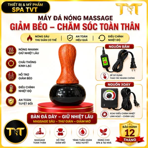 MÁY ĐÁ NÓNG MASSAGE THÔNG KINH LẠC DƯỠNG SINH GIẢM BÉO BODY NGUỒN BẤM NGUỒN XOÁY CÁ NHÂN & SPA