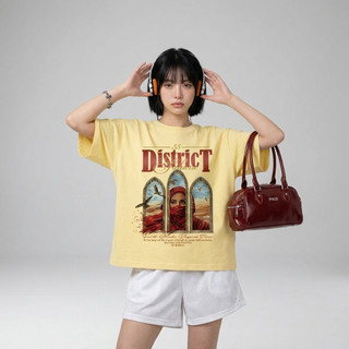 Áo thun boxy SAHARA áo phông form rộng nam nữ thời trang streetwear chất cotton D05