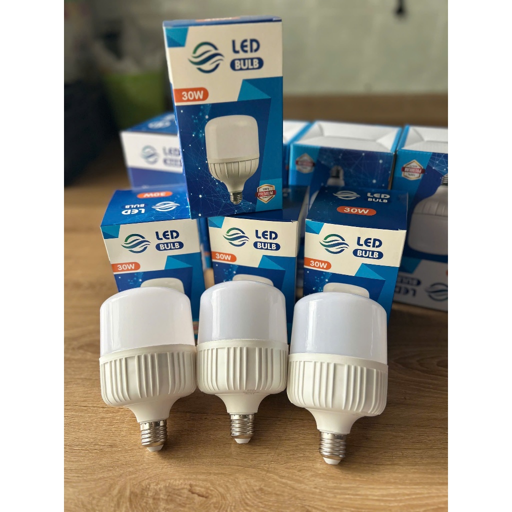 BÓNG ĐÈN LED TRỤ 30W 40W 50W - BÚP TRỤ T - Siêu Sáng, Tiết Kiệm Điện, Thân Kín Chống Nước