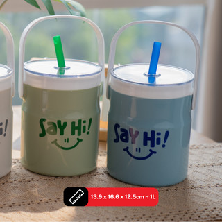 Bình đá trà sữa Say Hi 1L Tân Lập Thành Sản phẩm chất lượng, nhà nhà thịnh vượng, giữ nhiệt tốt