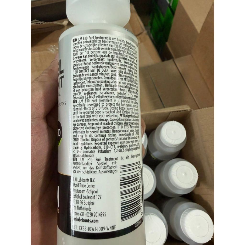 Phụ Gia Xăng E10 JLM Chính Hãng - Bảo Vệ Động Cơ, Chống Ăn Mòn, Dùng Cho 250L Xăng E10