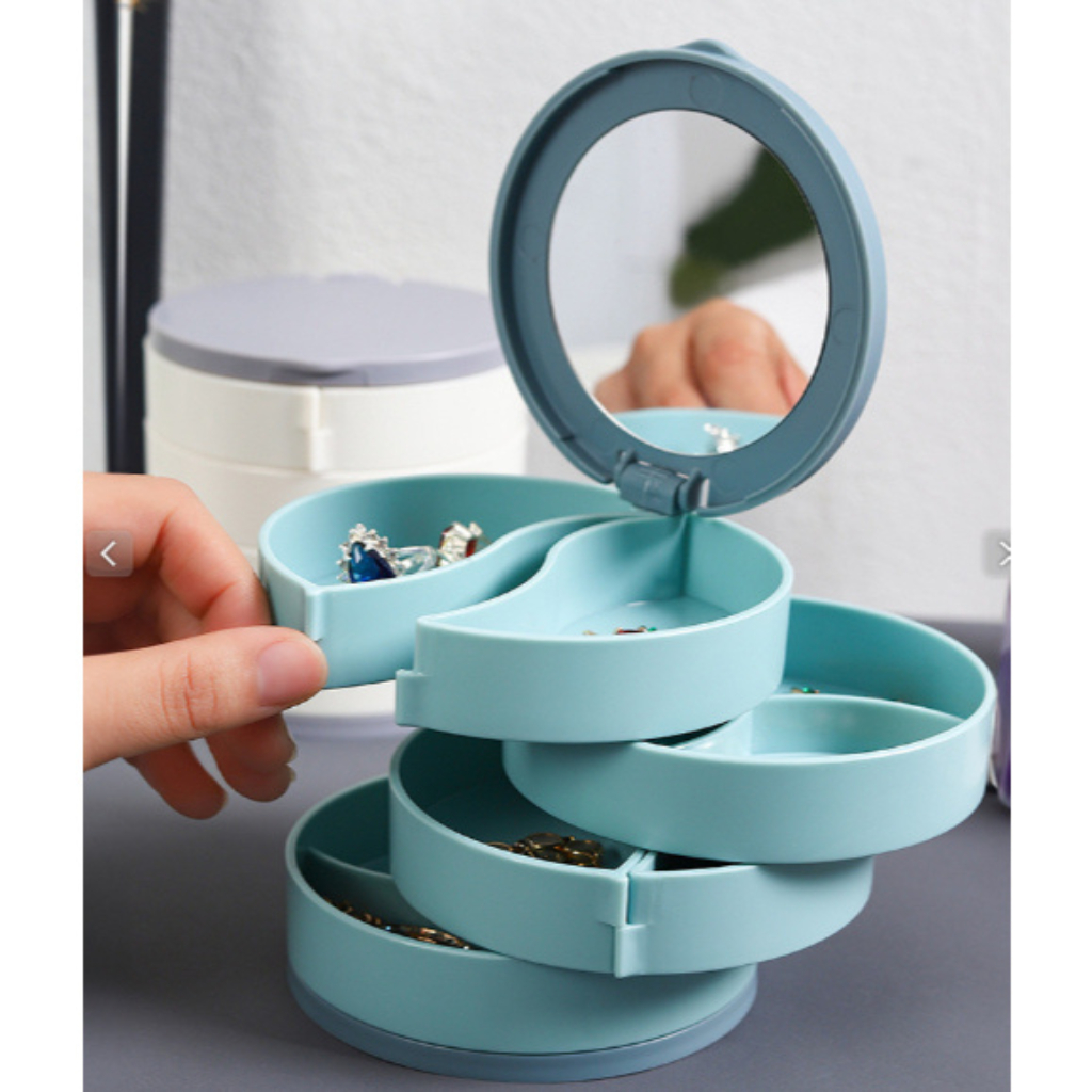 Hộp Đựng Trang Sức Mini, Hộp Đựng Nhẫn Bông Tai Phụ Kiện Gọn Gàng