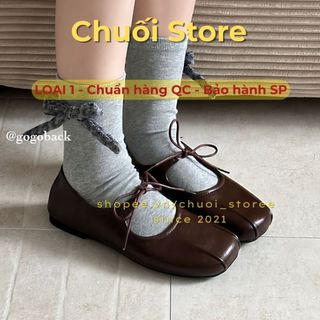 Giày bệt nữ da PU tổng hợp dệt vải đế cao su đơn giản dễ thương tiểu thư thoải mái