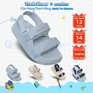 Dép Sandal Nữ SANDANI Màu Xi Măng S1 – Quai Hậu Siêu Êm, Dễ Phối Đồ, Phù Hợp Đi Học