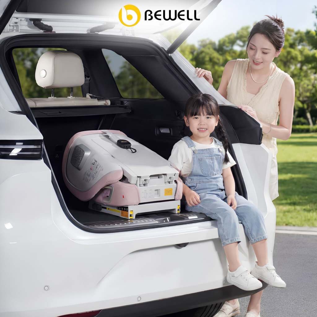 Ghế Ngồi Ô Tô Cho Bé BEWELL BW26A ISOFIX – Chuẩn ECE R129 Châu Âu, Cho Bé 1-12 Tuổi (9-36kg)