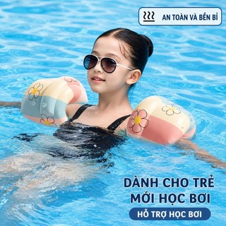 Phao Tay Hoa Cúc Cho Bé | Phao Bơi Trẻ Em Hai Buồng Khí Hỗ Trợ Học Bơi Đi Biển Hồ Bơi Mùa Hè