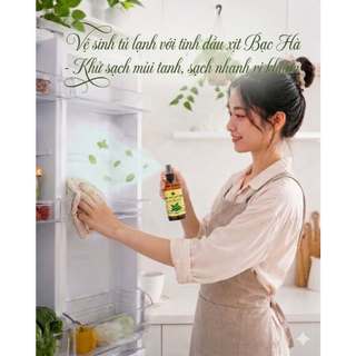 Chai Xịt tinh dầu Bạc Hà - Hoa Nén - Đuổi muỗi, chuột, côn tr.ùng, hương the mát - 100ml