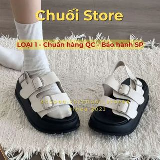 Dép quai hậu nữ da PU tổng hợp dệt vải đế cao su đáng yêu nữ tính dịu dàng êm chân