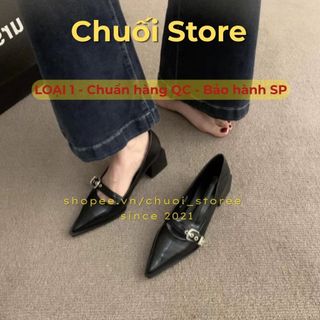 Giày lolita nữ da PU tổng hợp dệt vải đế cao su dễ thương tinh tế nhẹ nhàng nữ tính