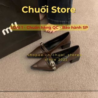 Giày lolita nữ da PU tổng hợp dệt vải đế cao su dễ thương tinh tế nhẹ nhàng nữ tính