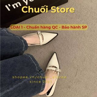 Giày lolita nữ da PU tổng hợp dệt vải đế cao su dễ phối đồ phong cách cổ điển nữ tính thanh lịch