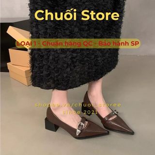 Giày lolita nữ da PU tổng hợp dệt vải đế cao su dễ thương tinh tế nhẹ nhàng nữ tính