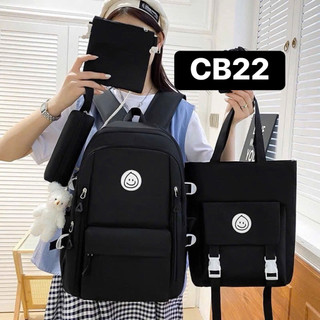[Sammy] Combo Balo 4 Món Các Mẫu MÀU ĐEN ( KHÔNG KÈM GẤU MÓC BALO )