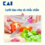 Set 12 dao gọt hoa quả Kai Hocho Ấn Độ lưỡi thẳng cán nhiều màu 112mm