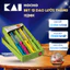 Set 12 dao gọt hoa quả Kai Hocho Ấn Độ lưỡi thẳng cán nhiều màu 112mm