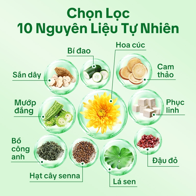 Trà Thảo Mộc Tự Nhiên 105 Túi Lọc–Uống Hàng Ngày, An Thần, Mát Gan, Thanh Nhiệt Cơ Thể